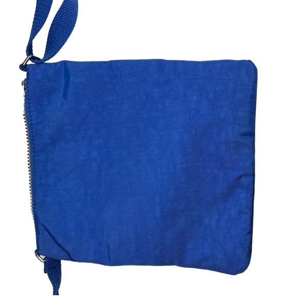 Kipling nylon royal blue zipper crossbody monkey casual outdoor adjustable - Picture 3 of 9